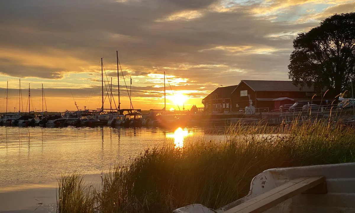 Stora Rör in the sunset.