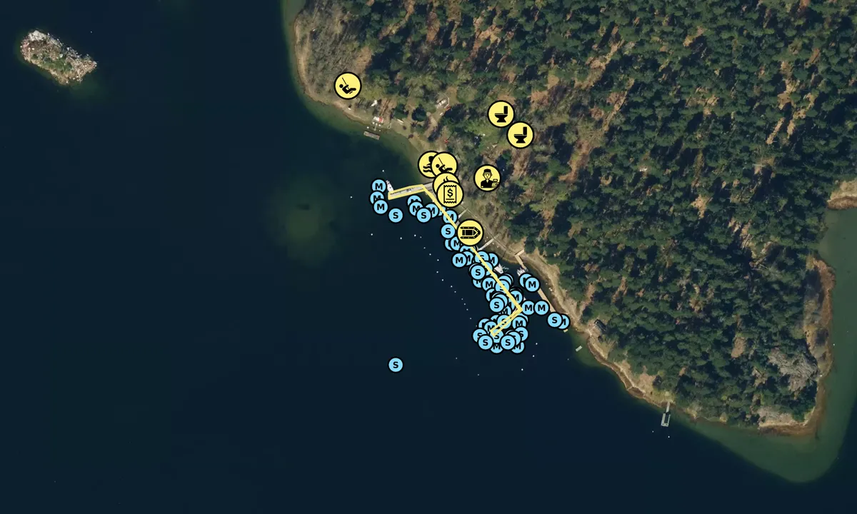 Satelite image of Stora Sandön