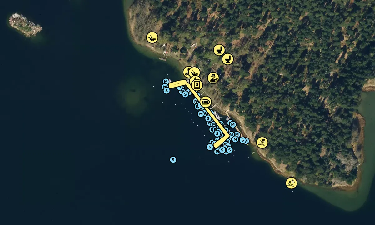 Satelite image of Stora Sandön