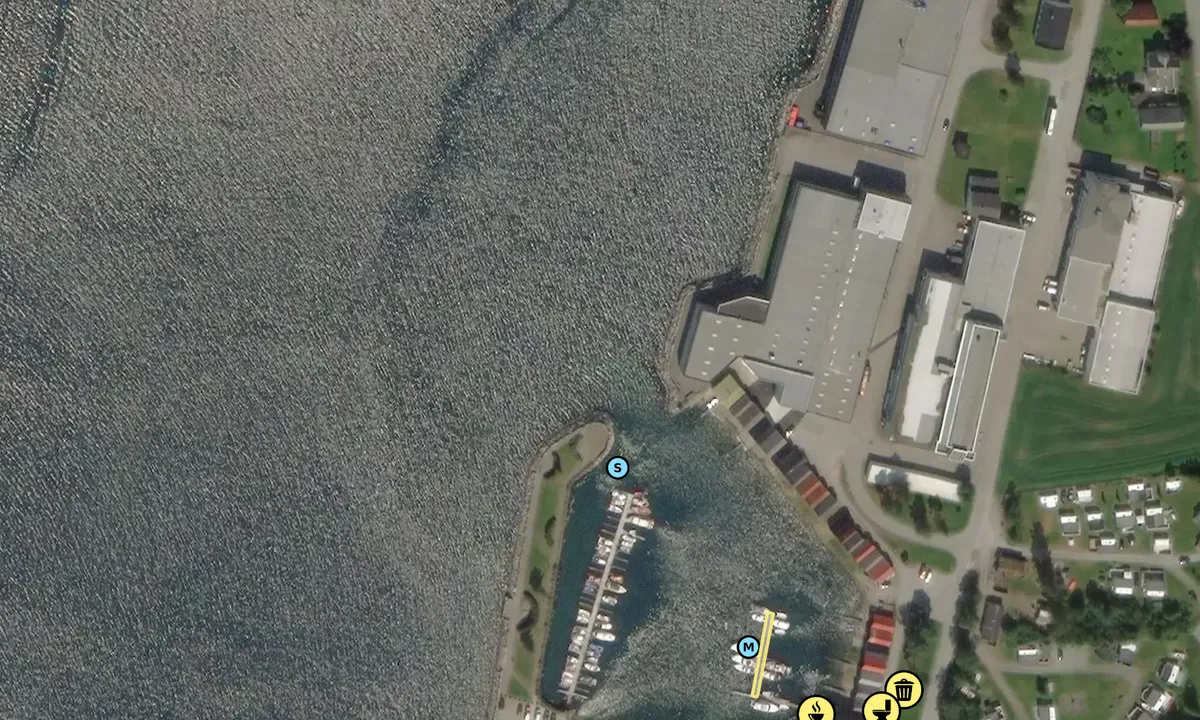 Satelite image of Stordal Gjestebrygge