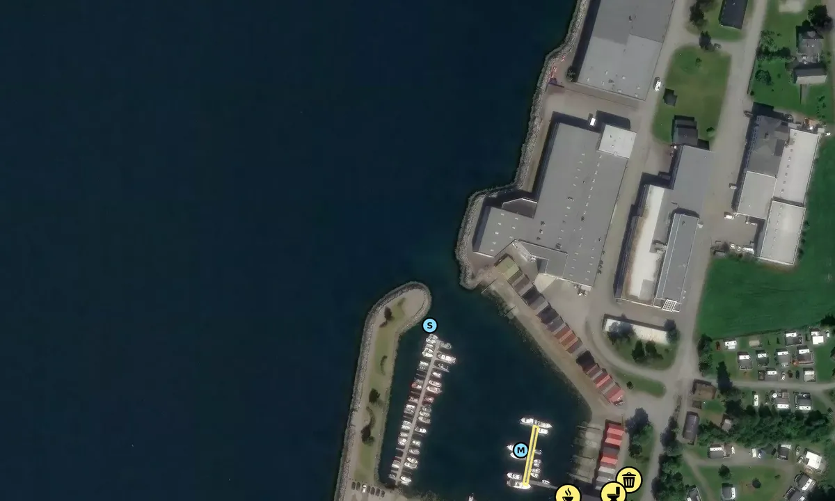 Satelite image of Stordal Gjestebrygge
