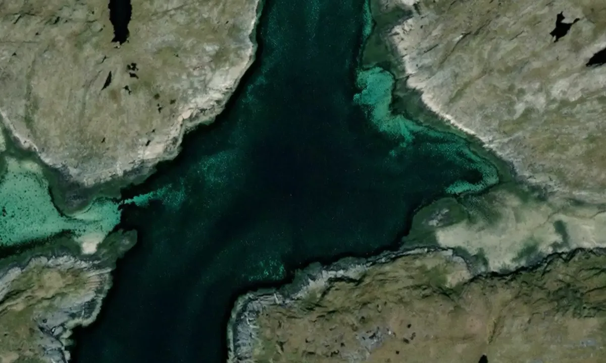 Satelite image of Store Ærøya
