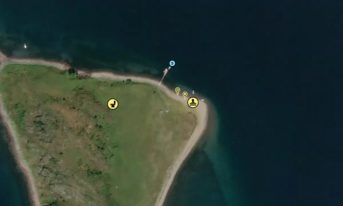 Satelite image of Store Revlingen