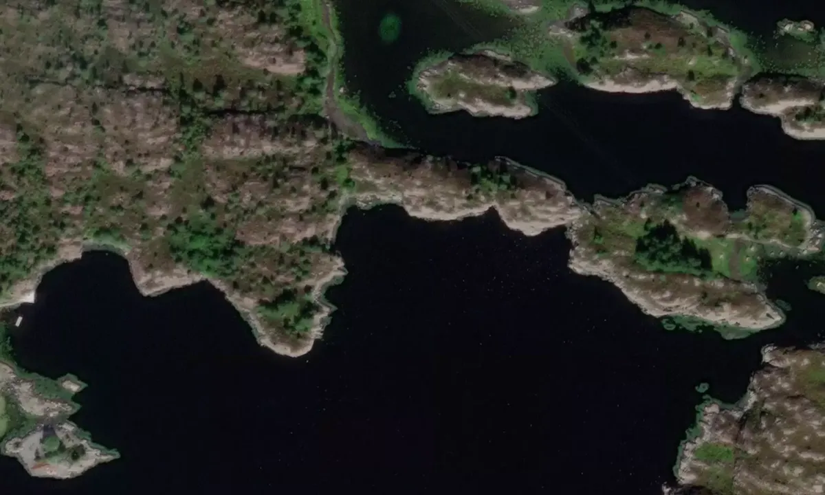Satelite image of Store Terøya