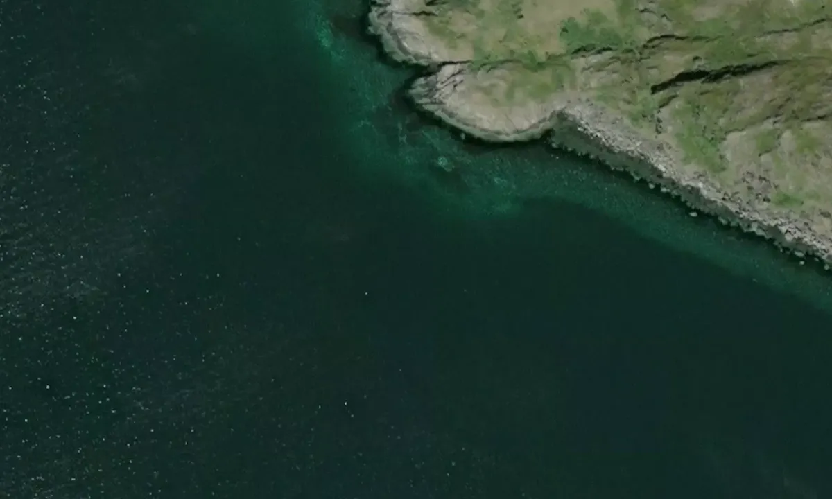 Satelite image of Store Vinna Hammerfest