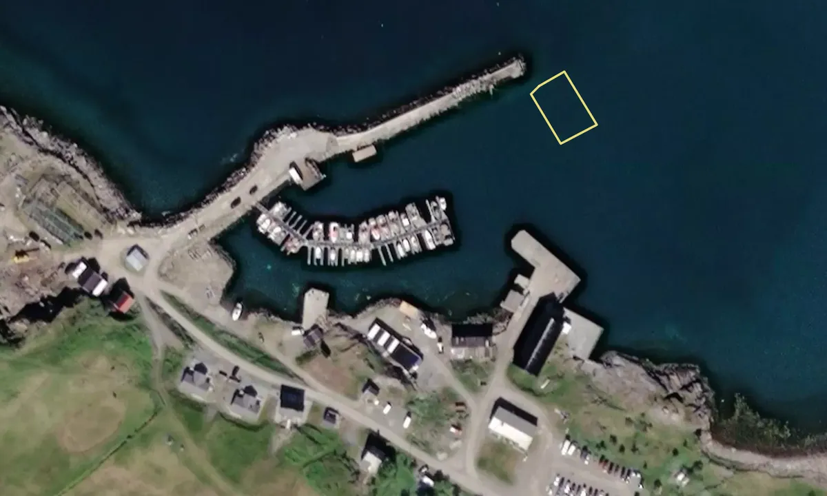 Satelite image of Storekorsnes