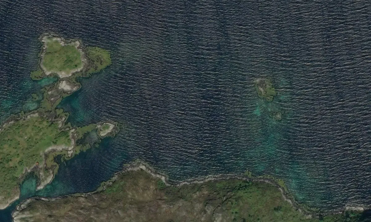 Satelite image of Storøya - Tjørvåg