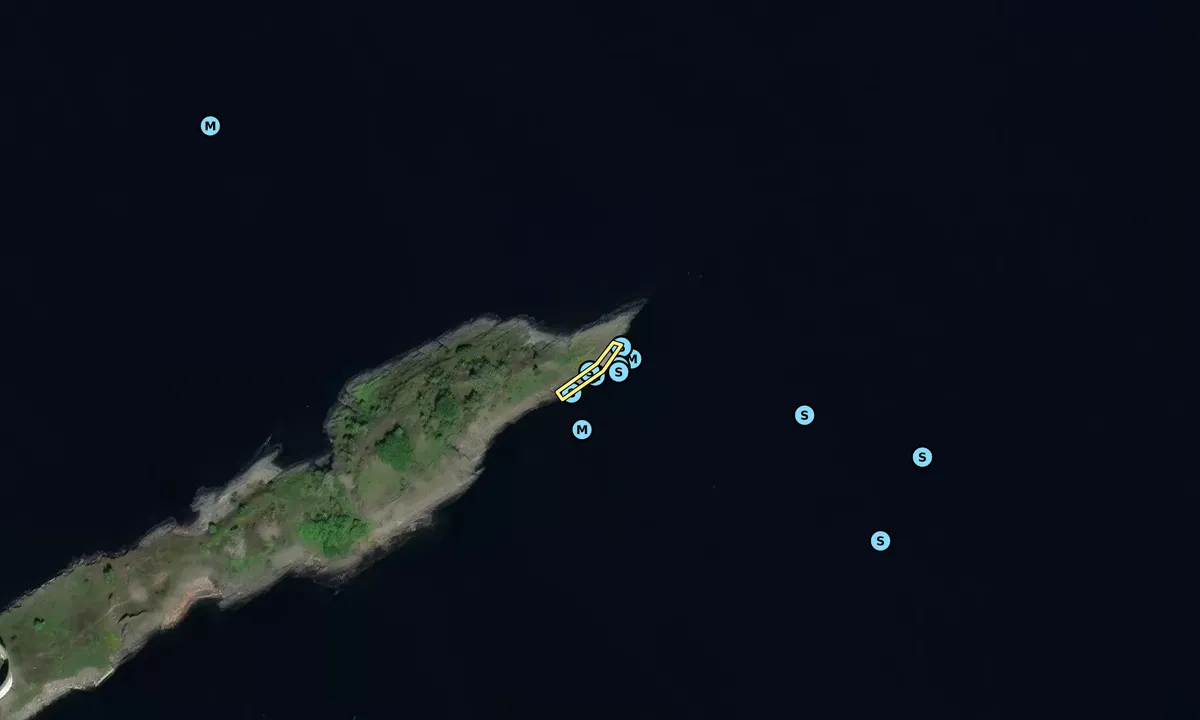 Satelite image of Storsteila