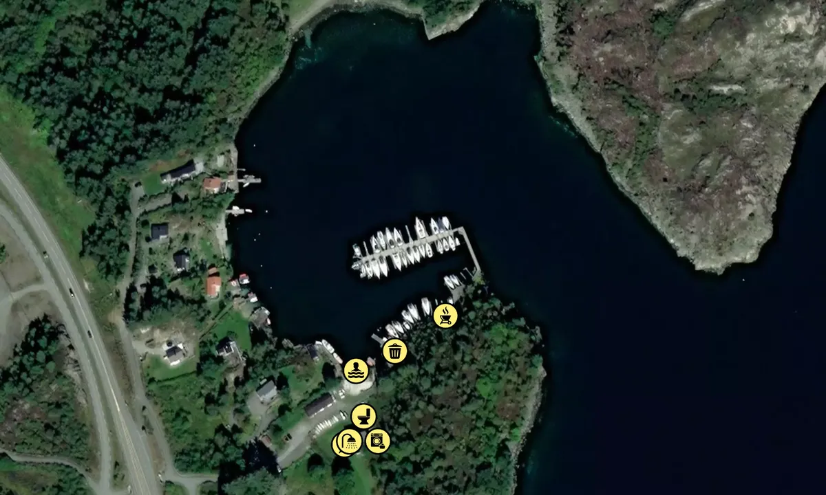 Satelite image of Storvik - Røyksund