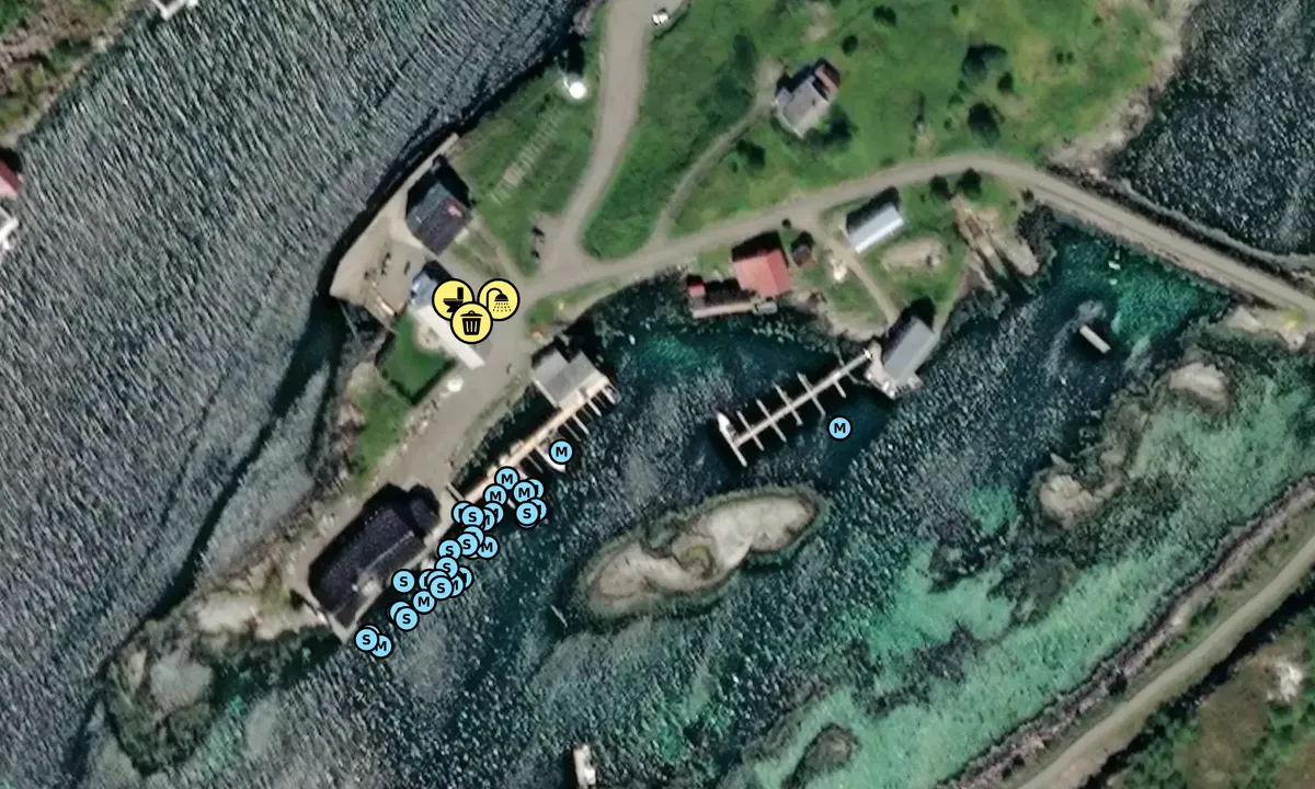 Satelite image of Støtt Havn