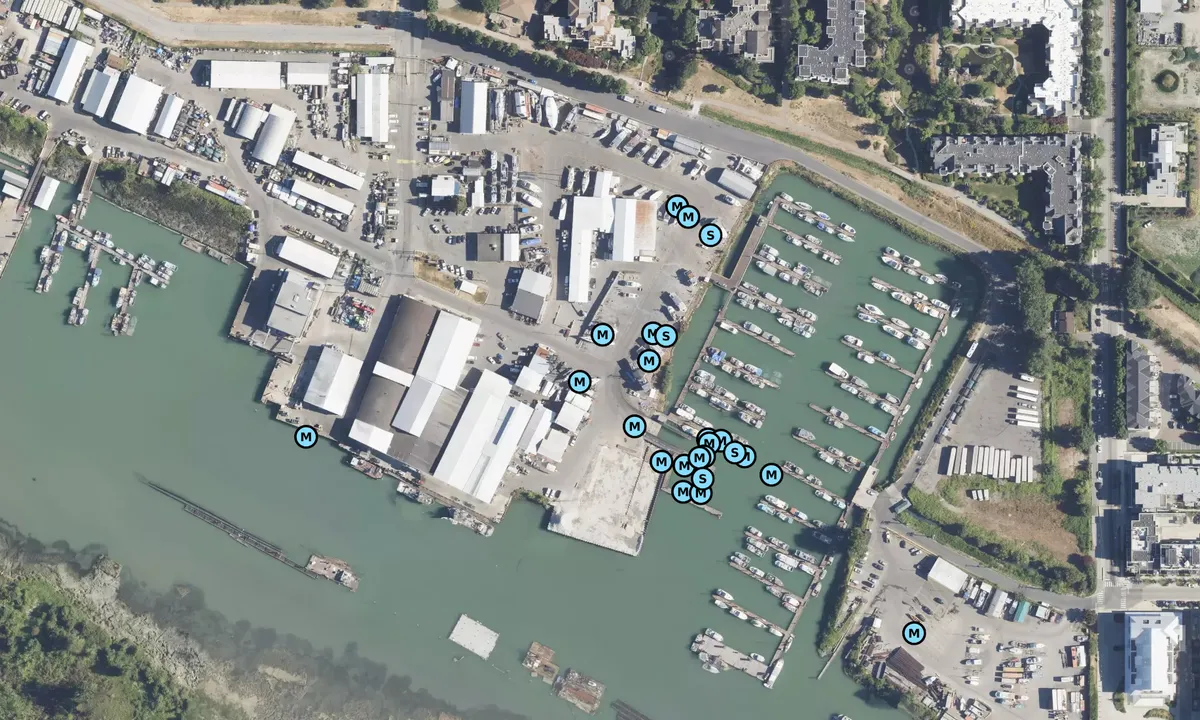 Satelite image of Strait Marine