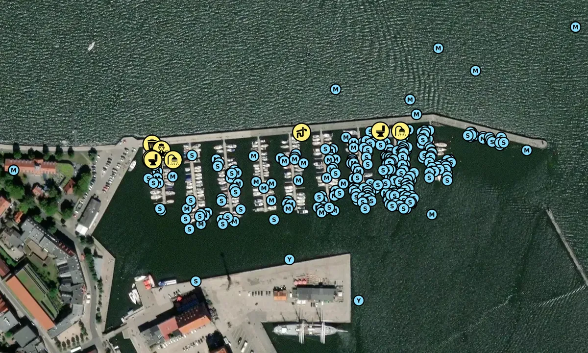 Satelite image of Stralsund City Marina