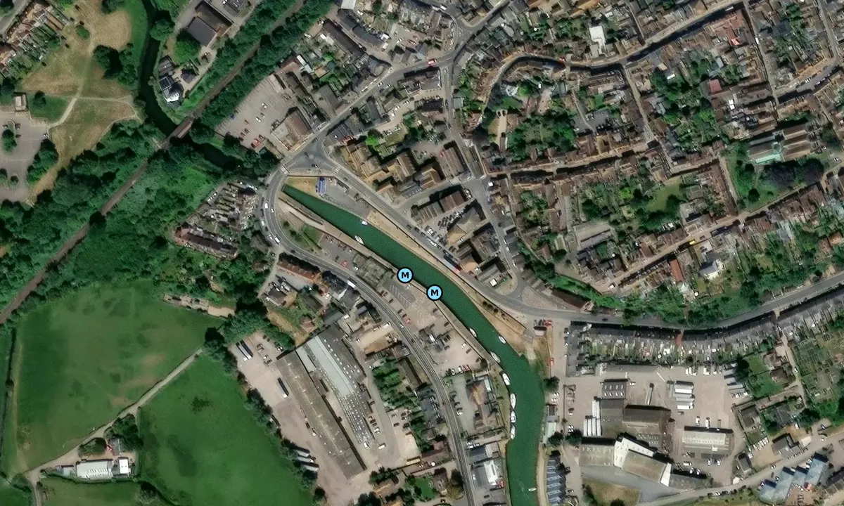 Satelite image of Strand Quay