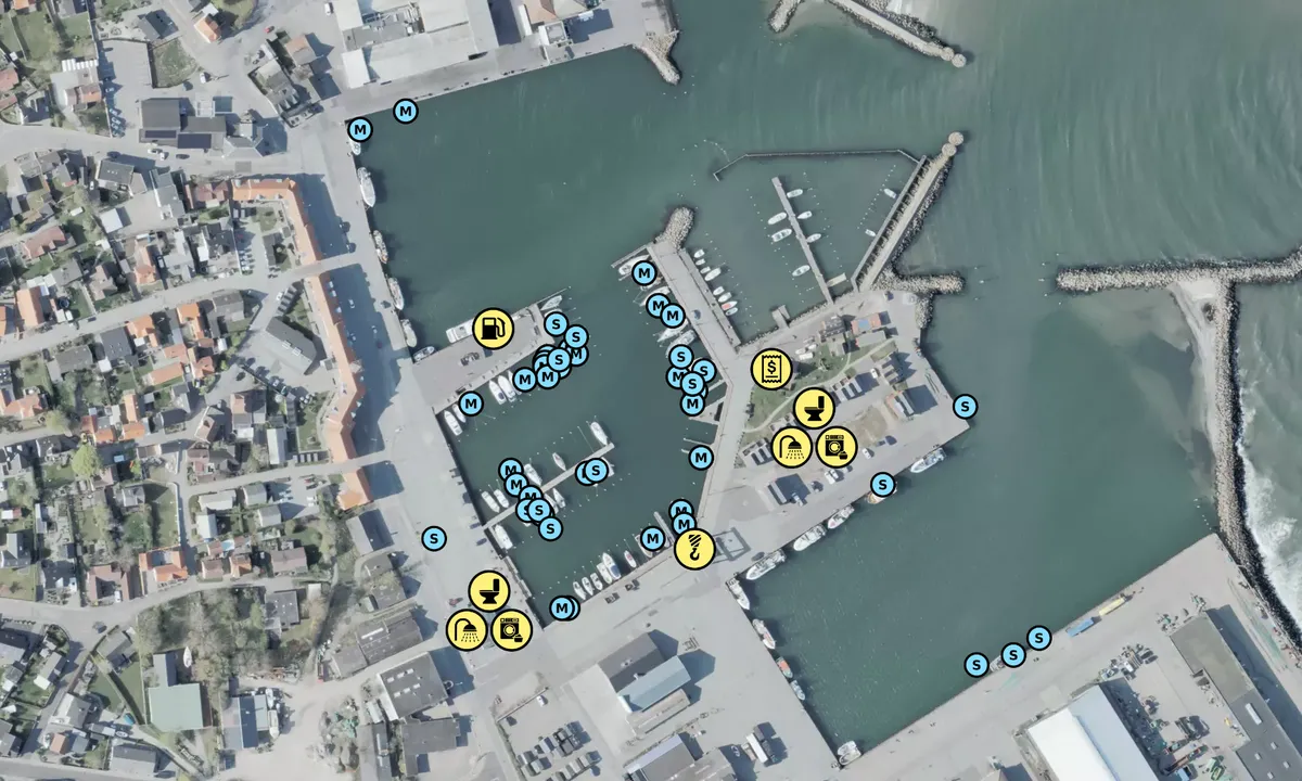 Satelite image of Strandby