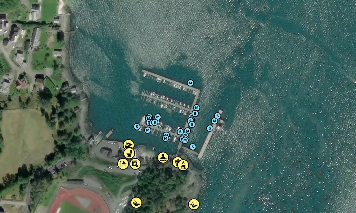 Satelite image of Strandebarm