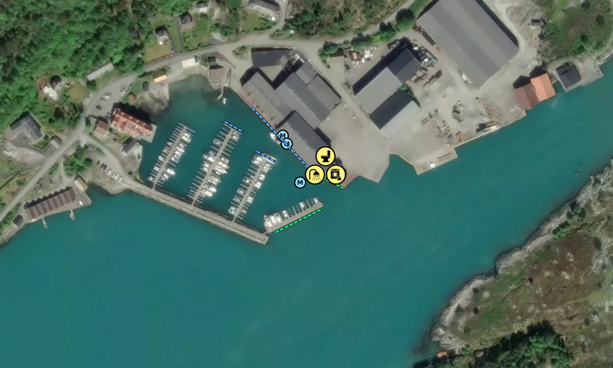 Satelite image of Strandvik Båtlag