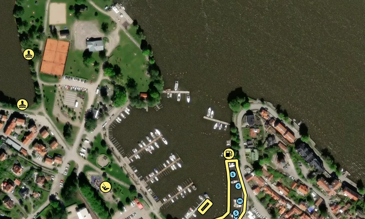 Satelite image of Strängnäs