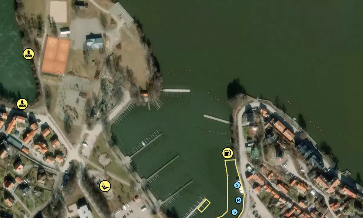 Satelite image of Strängnäs