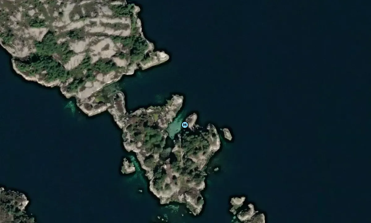 Satelite image of Straumøy