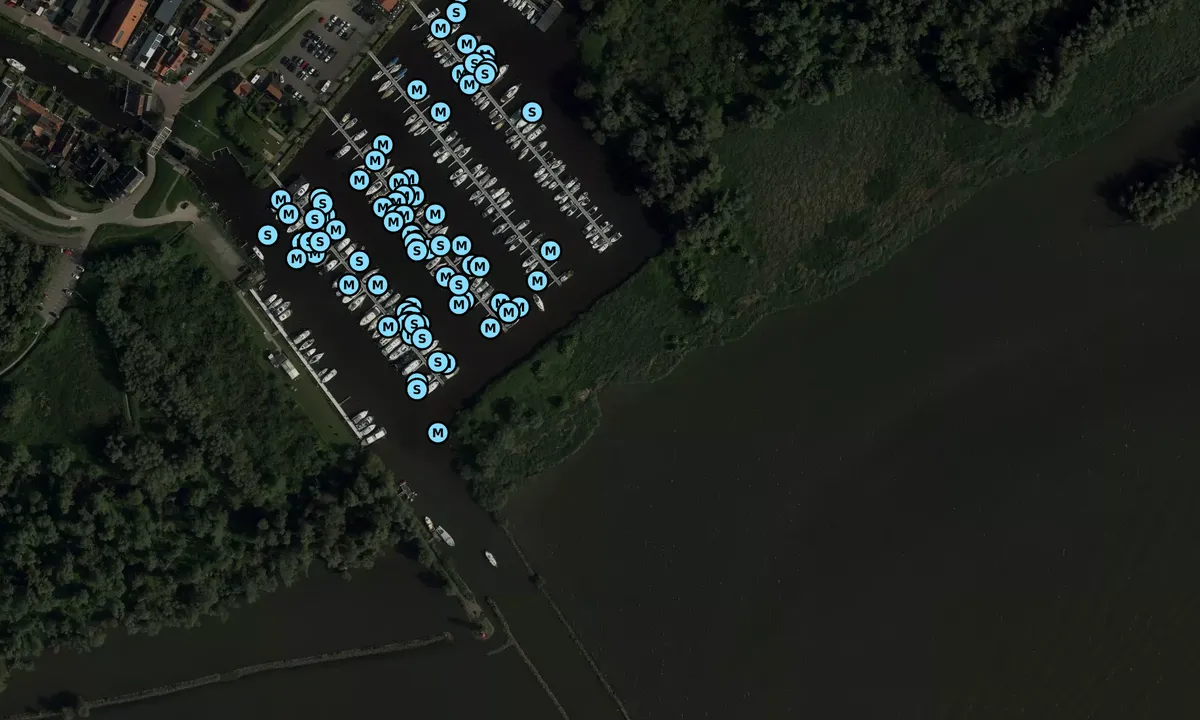 Satelite image of Strijensas Yacht Harbour