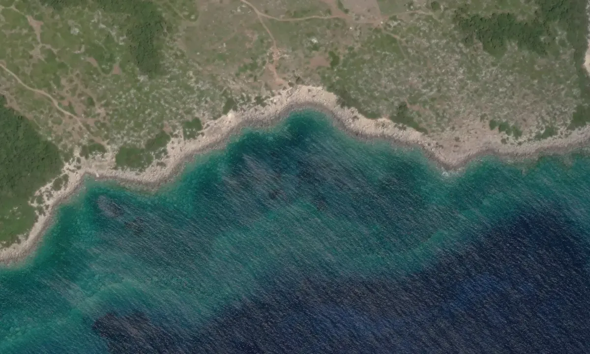 Satelite image of Strofades South