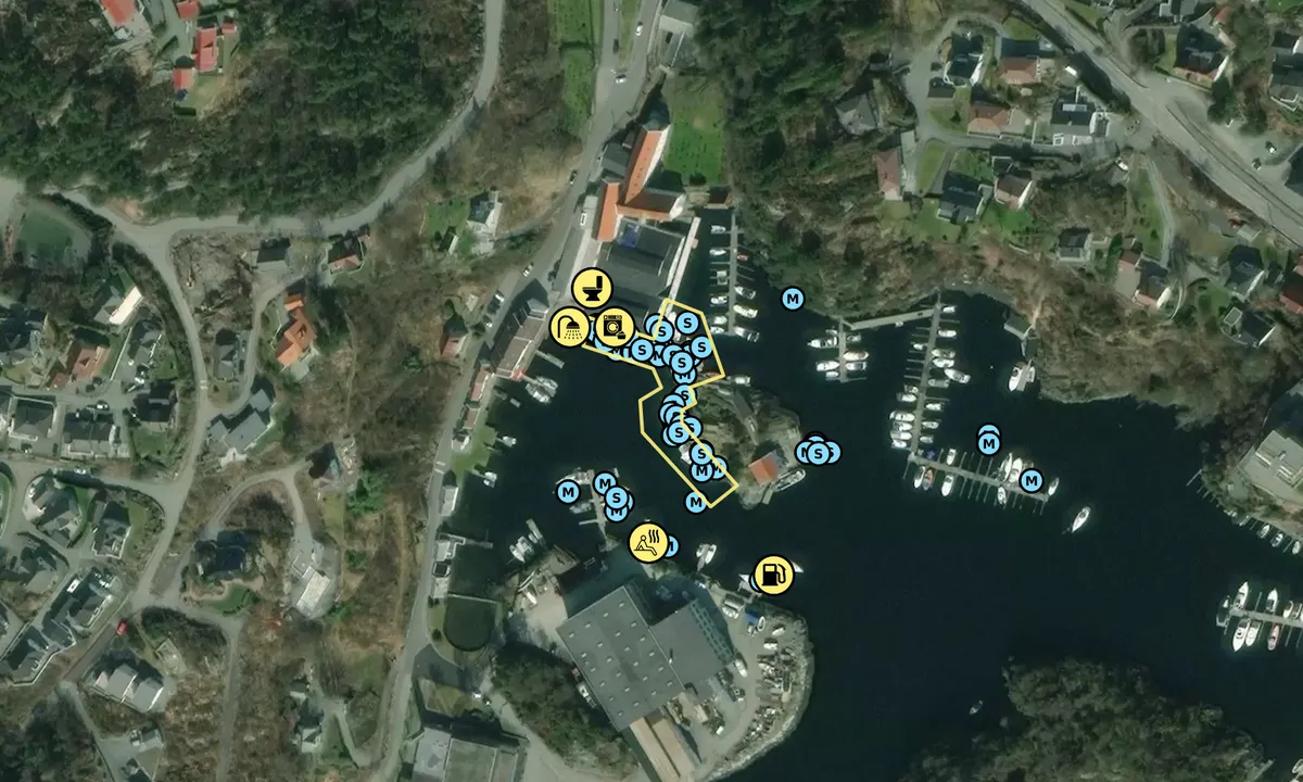 Satelite image of Strusshamn