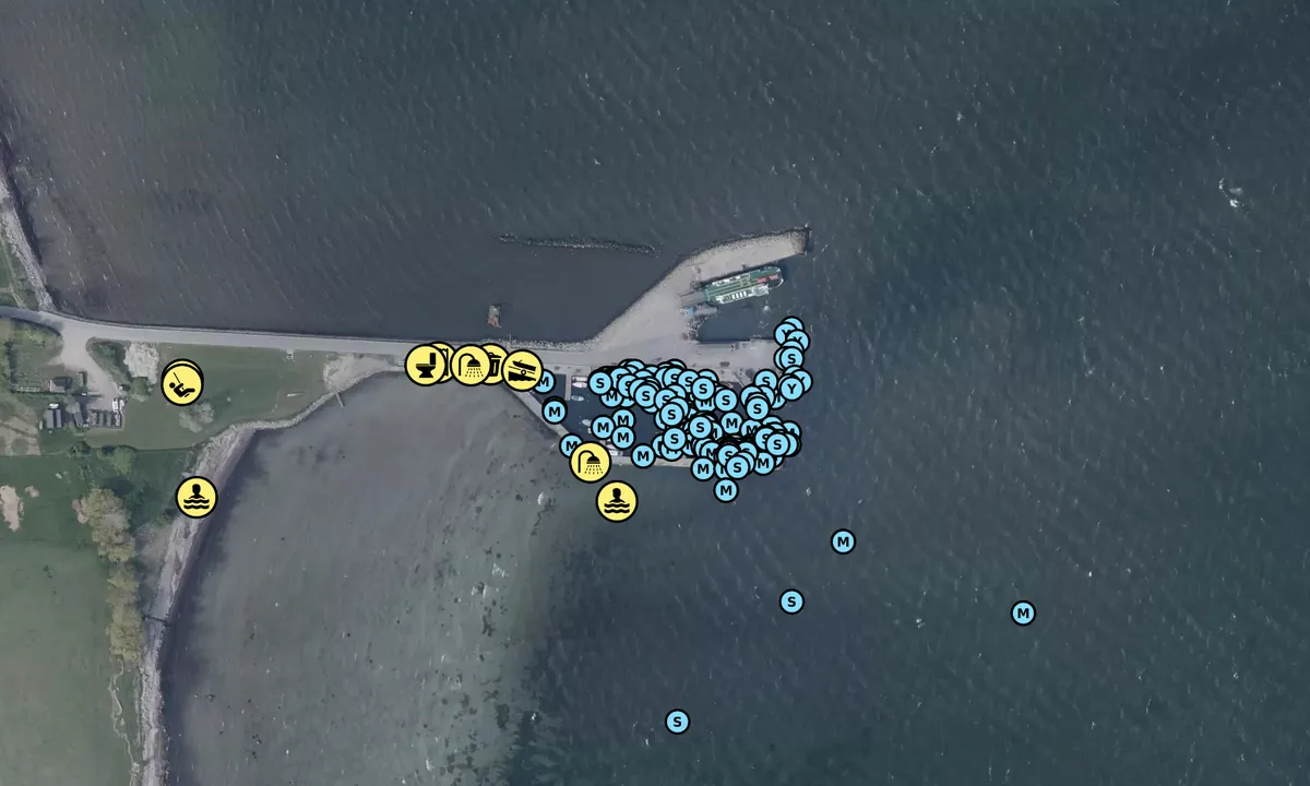 Satelite image of Strynø Havn