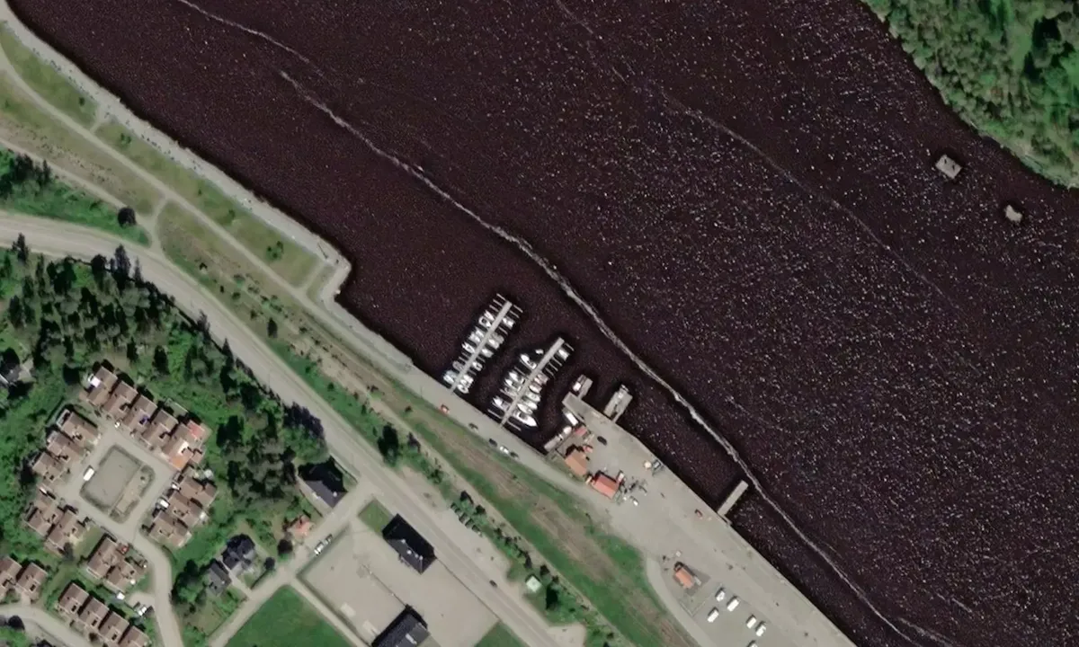 Satelite image of Stugsund pontoon