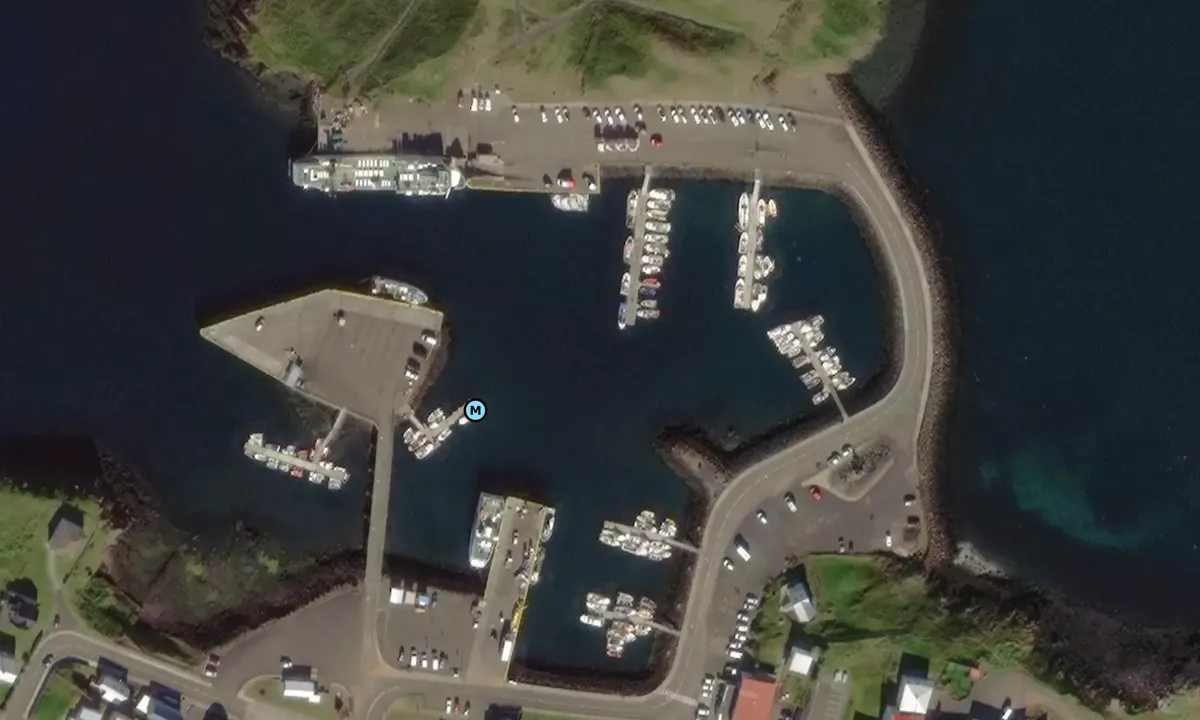 Satelite image of Stykkishólmur