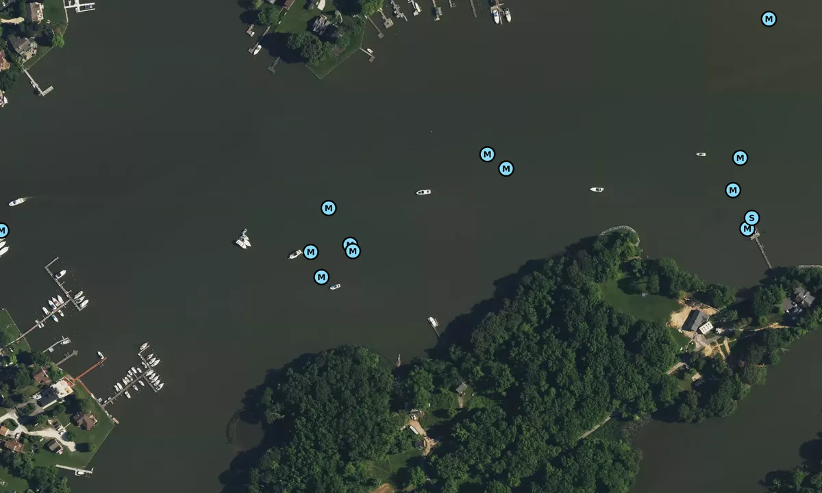 Satelite image of Sue Creek