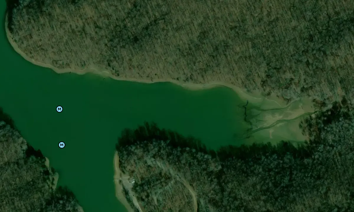 Satelite image of Sugar Creek (South Fork)