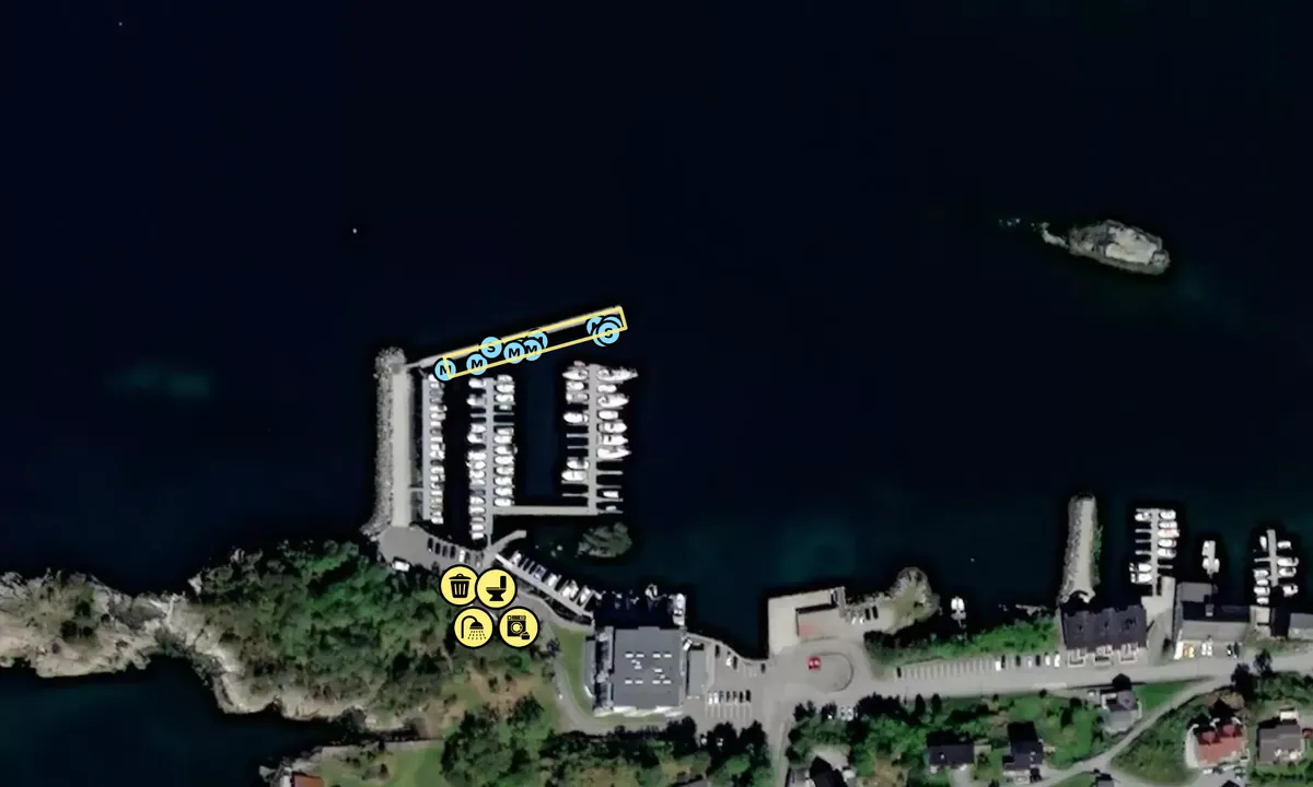 Satelite image of Suløen Båtforening