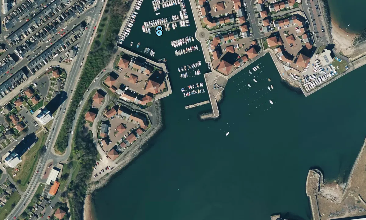 Satelite image of Sunderland Marina - Tyne and Wear