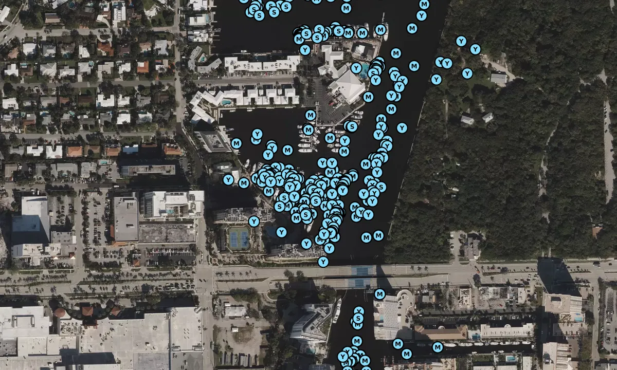 Satelite image of Sunrise Harbor Marina - Fort Lauderdale