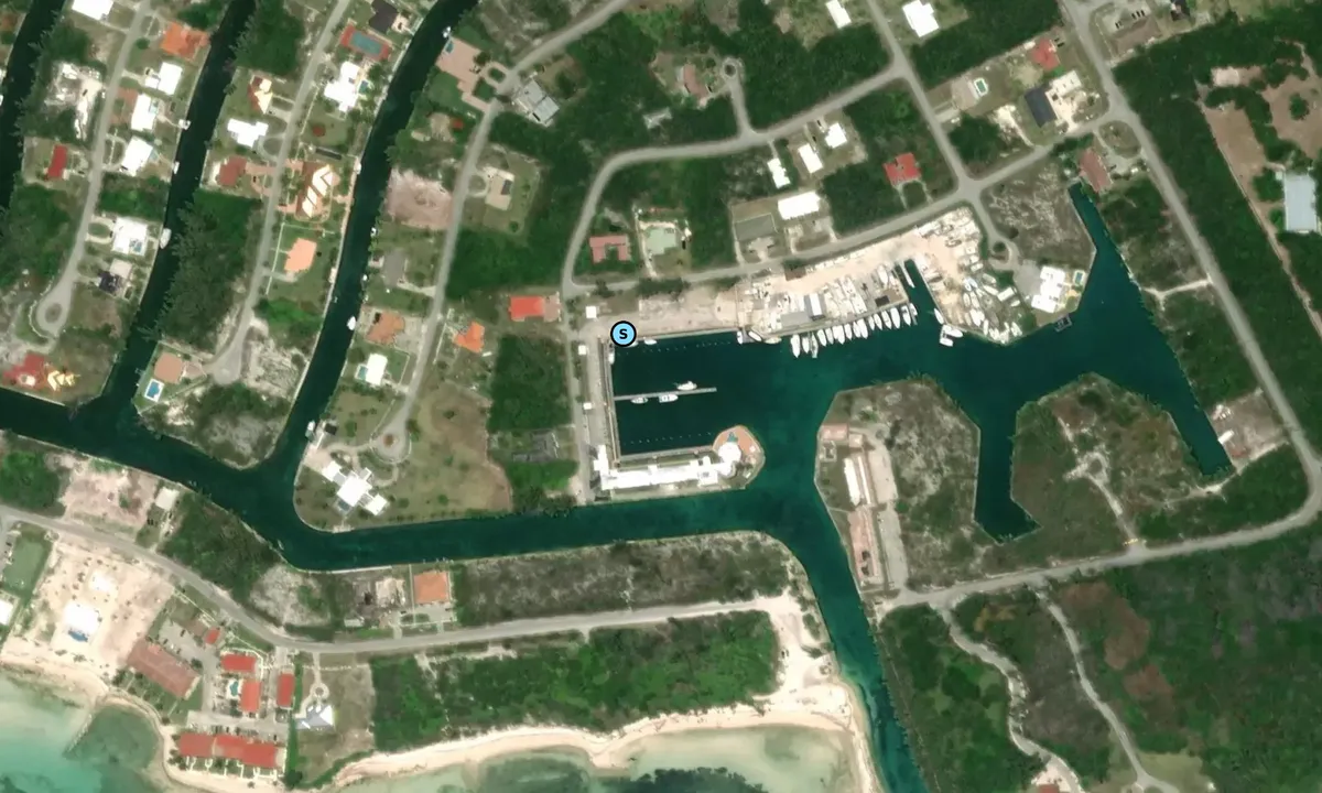 Satelite image of Sunrise Resort and Marina
