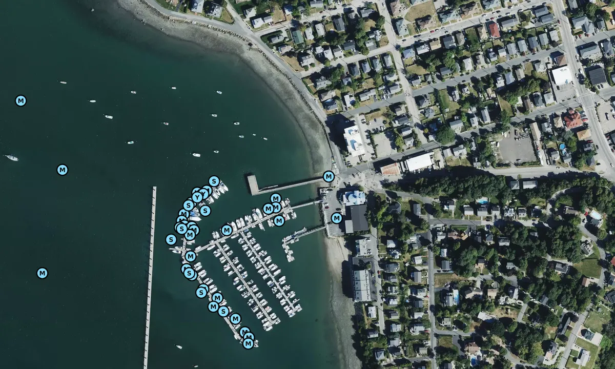 Satelite image of Sunset Bay Marina