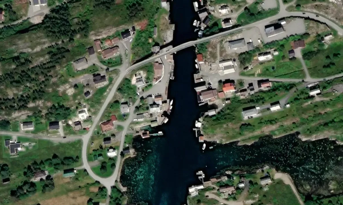 Satelite image of Sveggesundet