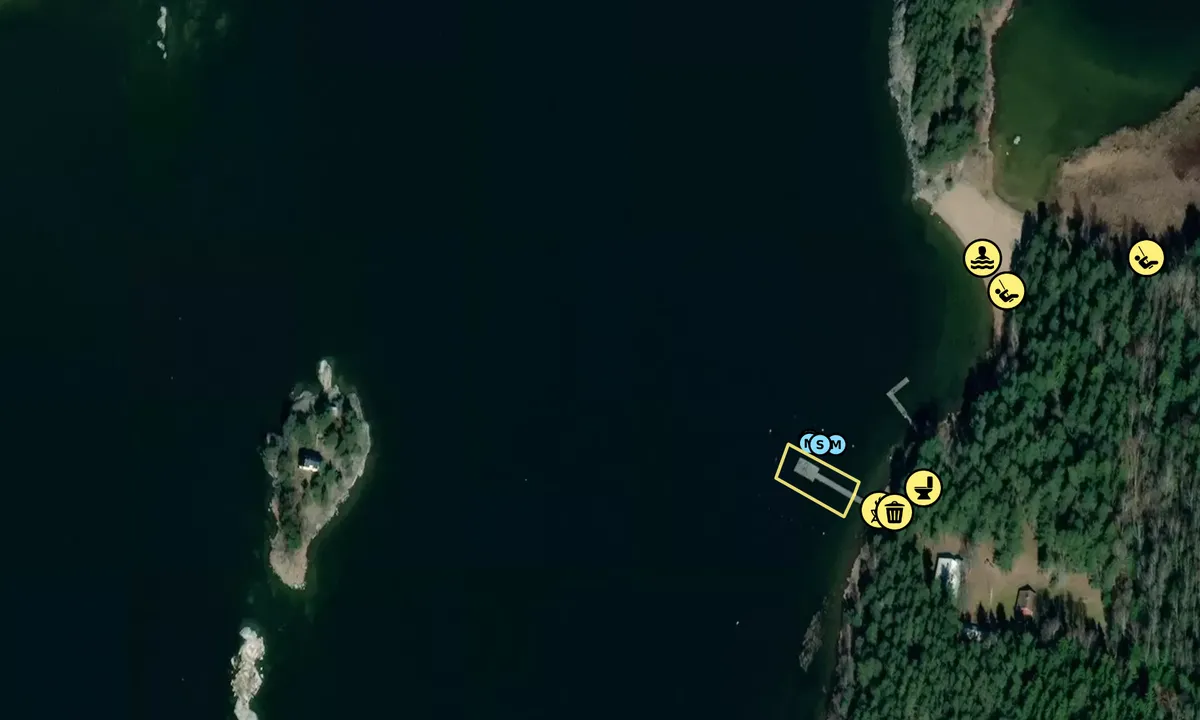 Satelite image of Svegön