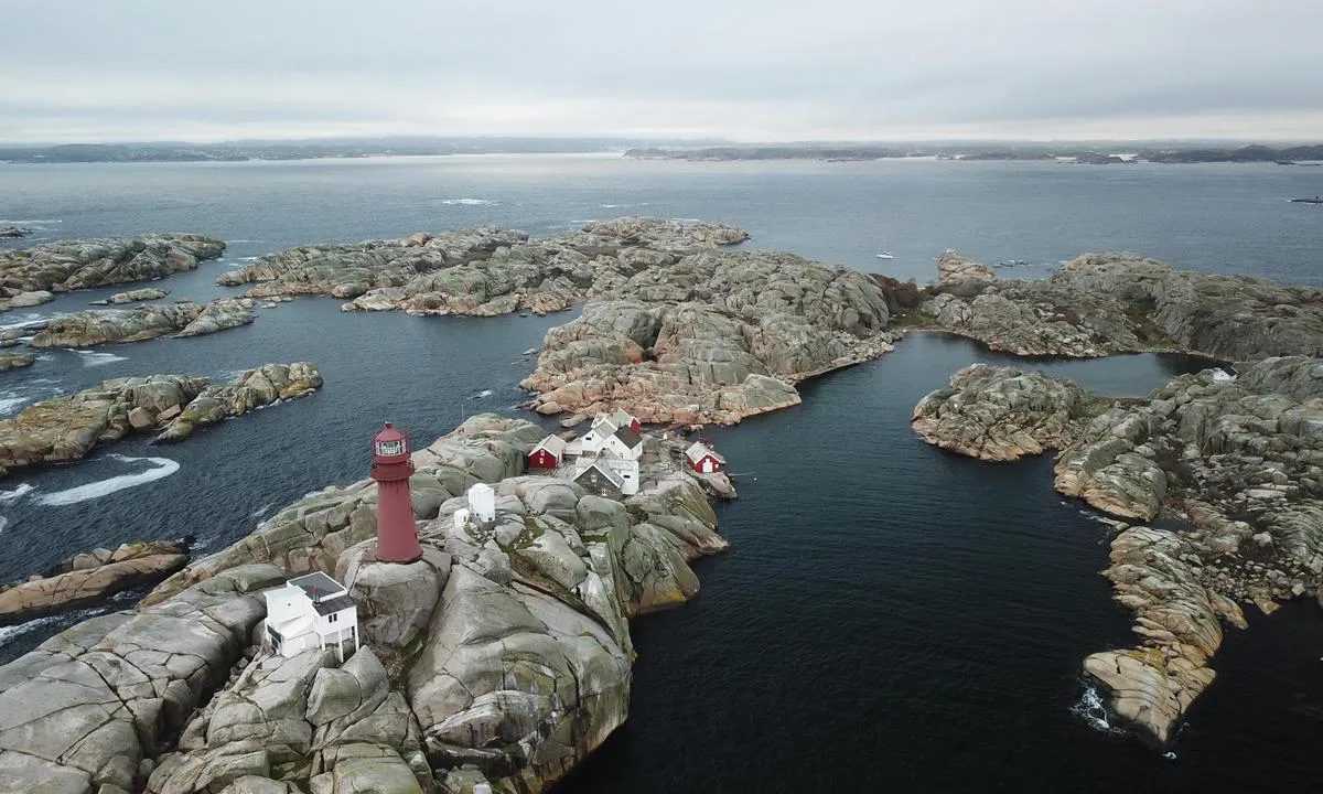 Svenner Fyr: Flott sted for strandhugg i fint vær.