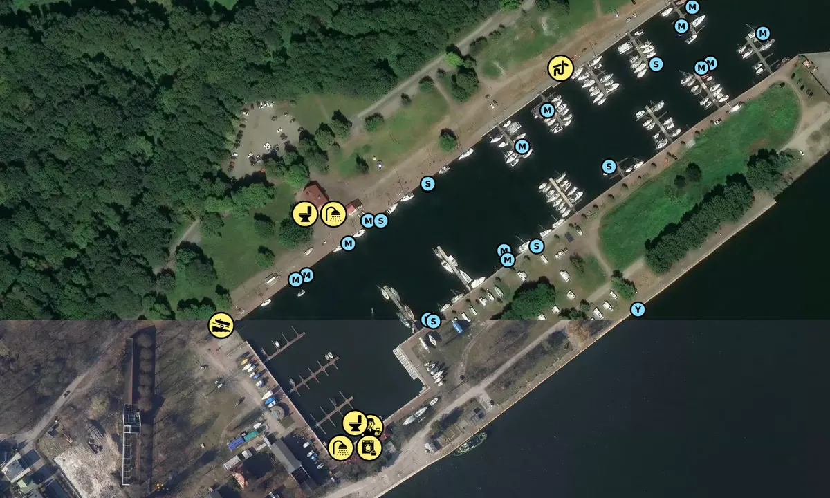 Satelite image of Świnoujście - Marina North Basin