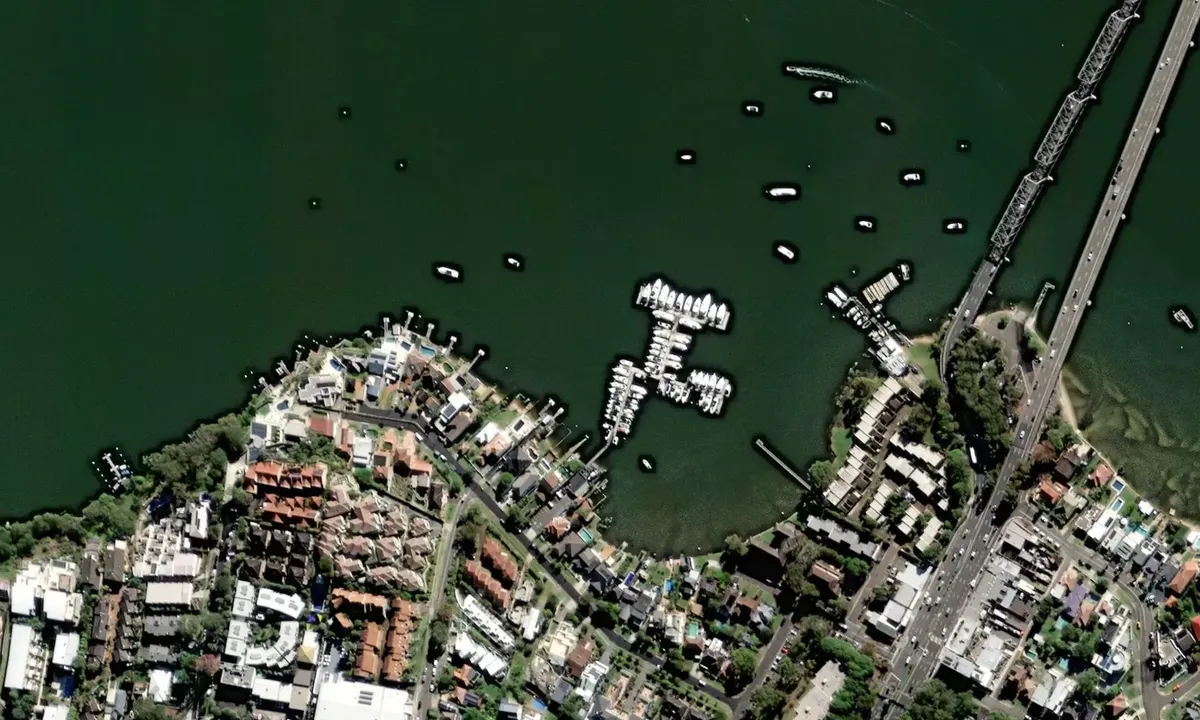 Satelite image of Sylvania Marina - Sutherland Shire
