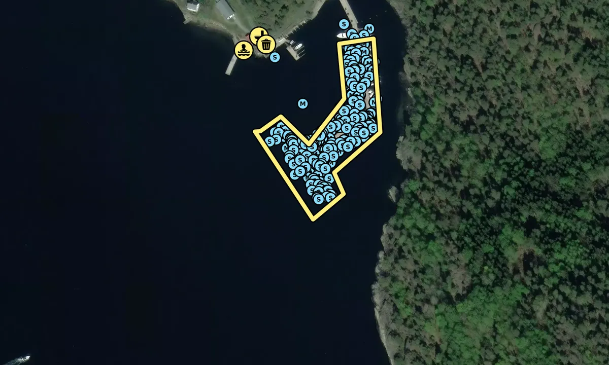 Satelite image of Tåjebukta - Håøya