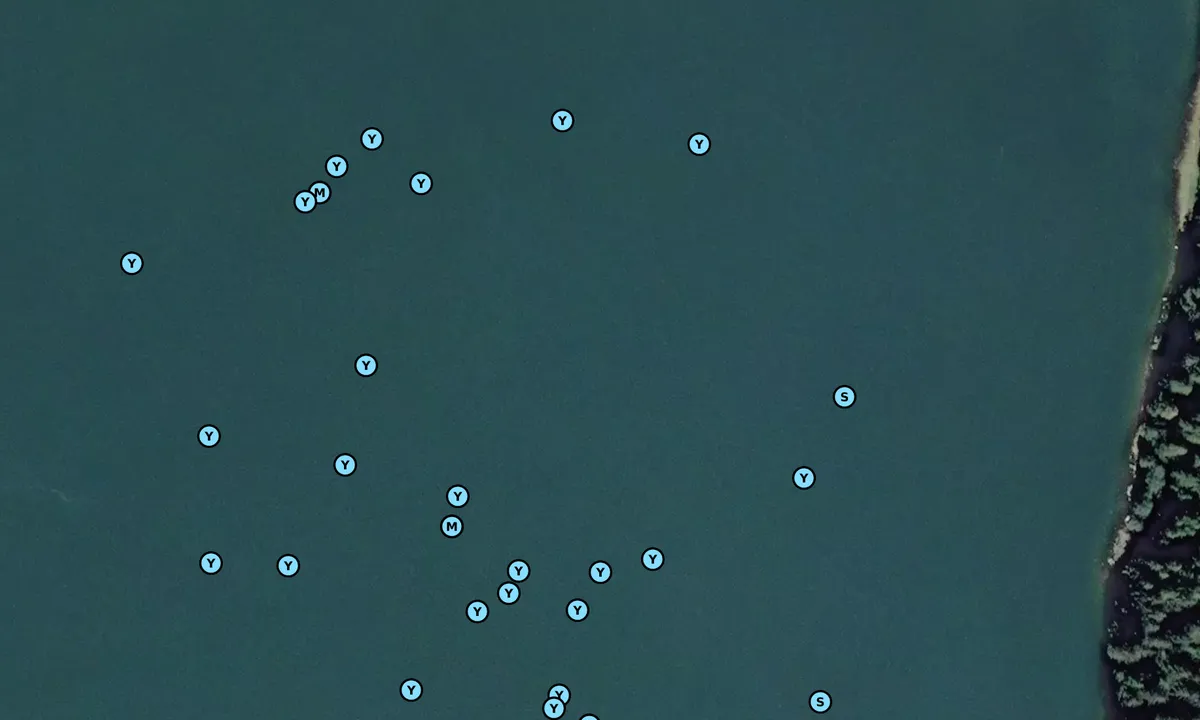 Satelite image of Taku Harbor