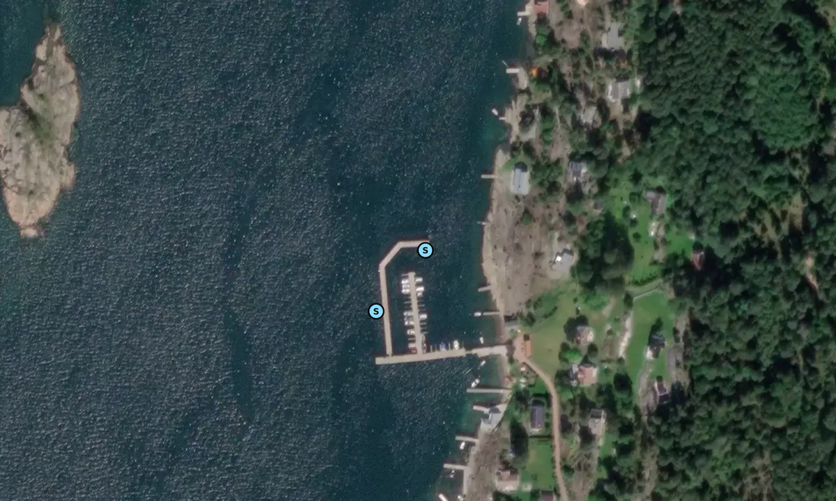 Satelite image of Tangen Bryggesameie - Veierland