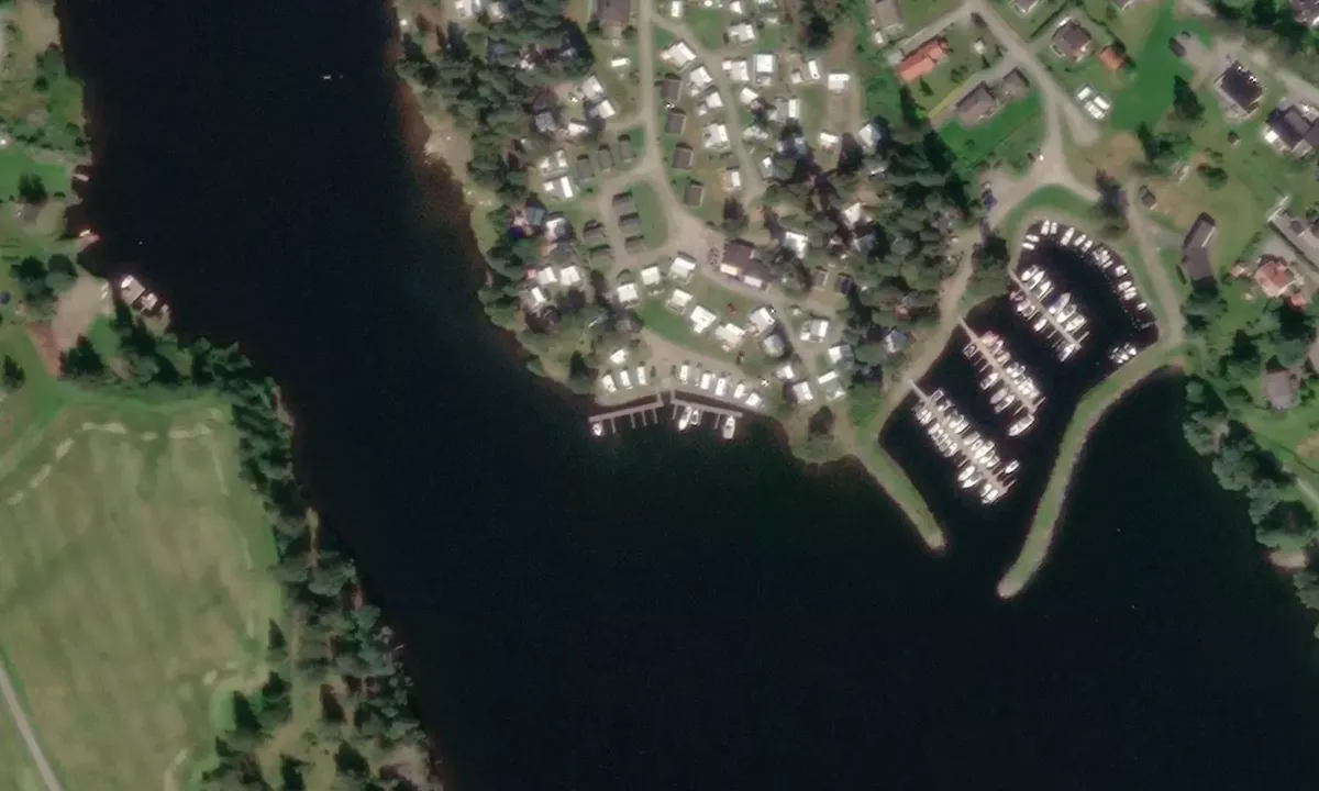 Satelite image of Tangenodden Camping