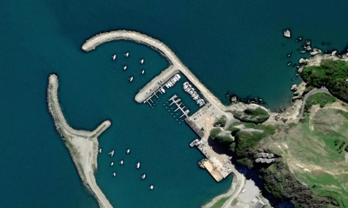 Flyfoto av Tarakohe Marina