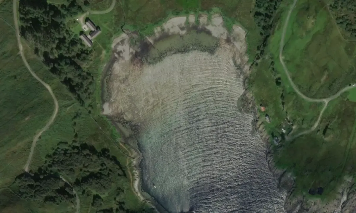 Flyfoto av Tarbert Bay, Jura
