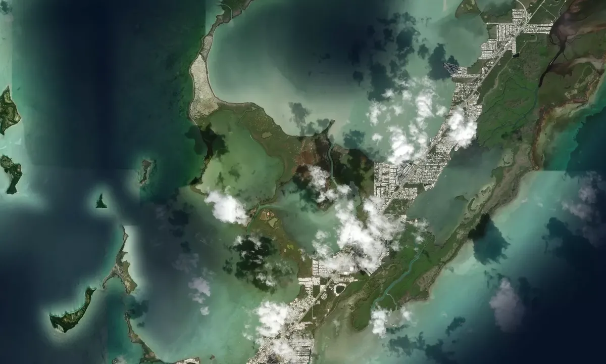 Flyfoto av Tarpon Basin (north)