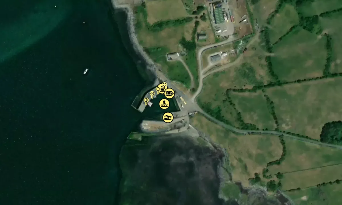 Satelite image of Tarrea pier