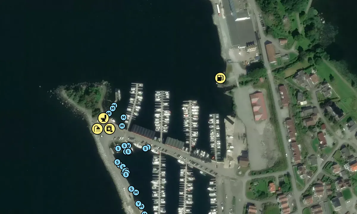 Satelite image of Tau Båthavn